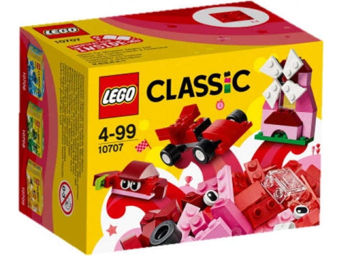 LEGO Classic: Caja de la Creatividad Roja 10707 (Edad Mínima: 4 - 55 Piezas)