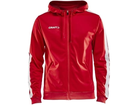 Abrigo para Hombre CRAFT Pro Control Rojo para Fútbol (M)
