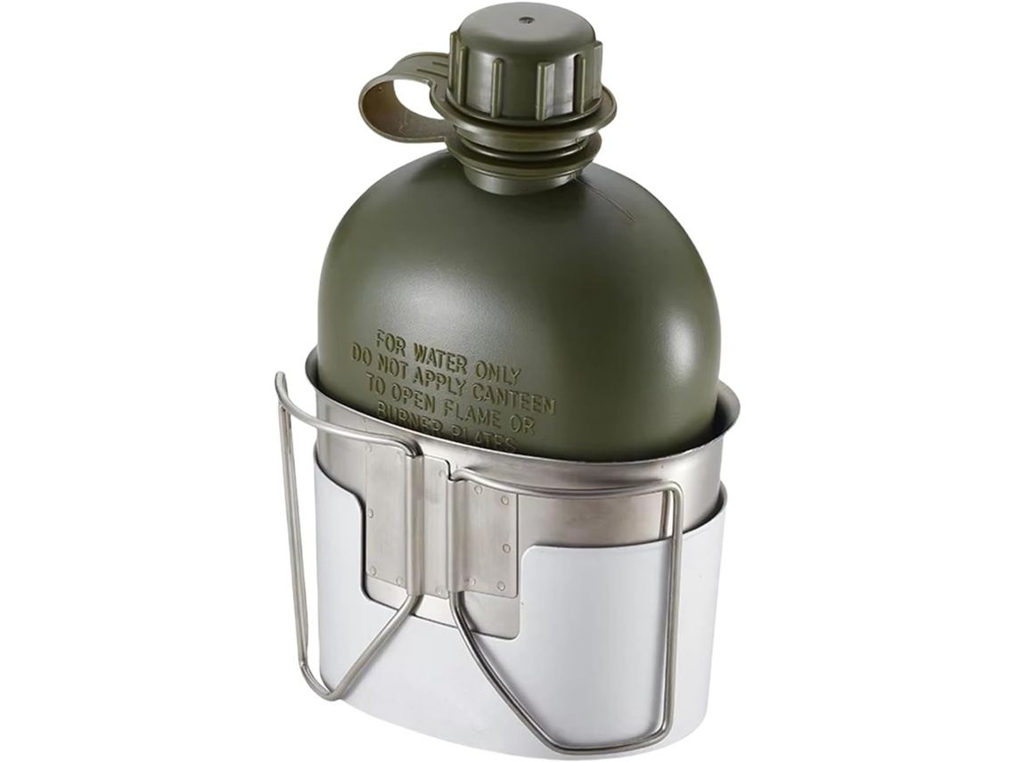 Hervidor de camping | Taza plegable | Hornillo de acero inoxidable para café, senderismo, Gokoco