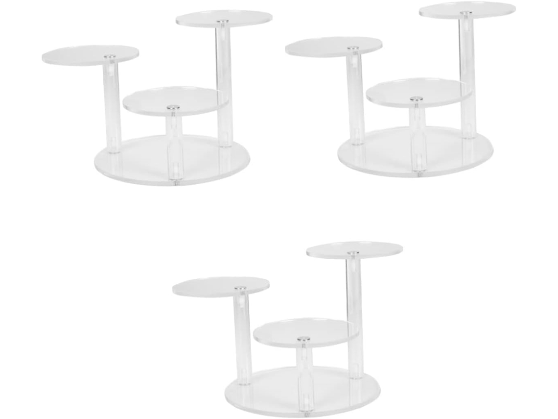 Juego De 3 Soportes Para Muñecas, Organizador De Manualidades, Diseño De Soporte De Exhibición De Acrílico