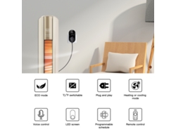 Enchufe Termostato Inteligente Wifi De 16 A, Toma De Corriente Con Temperatura Constante, Programable, Económico, Control Por Aplicación Y Voz Alexa.