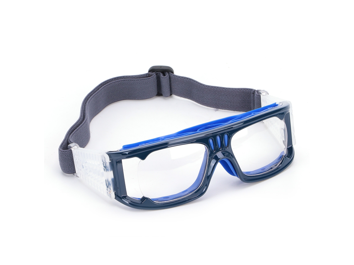 Ymsl Gafas Deportivas Antivaho Y Antideslizantes Para Fútbol Y Baloncesto Con Protección Uv Y Resistencia A Impactos Azules Hxl