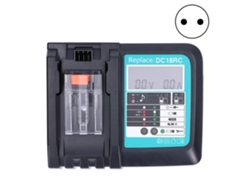 Cargador De Baterías De Litio Para Dc18rc 14.4v/18v Li Ion Bl1860 Bl1430 Serie Plug 100‑240veu