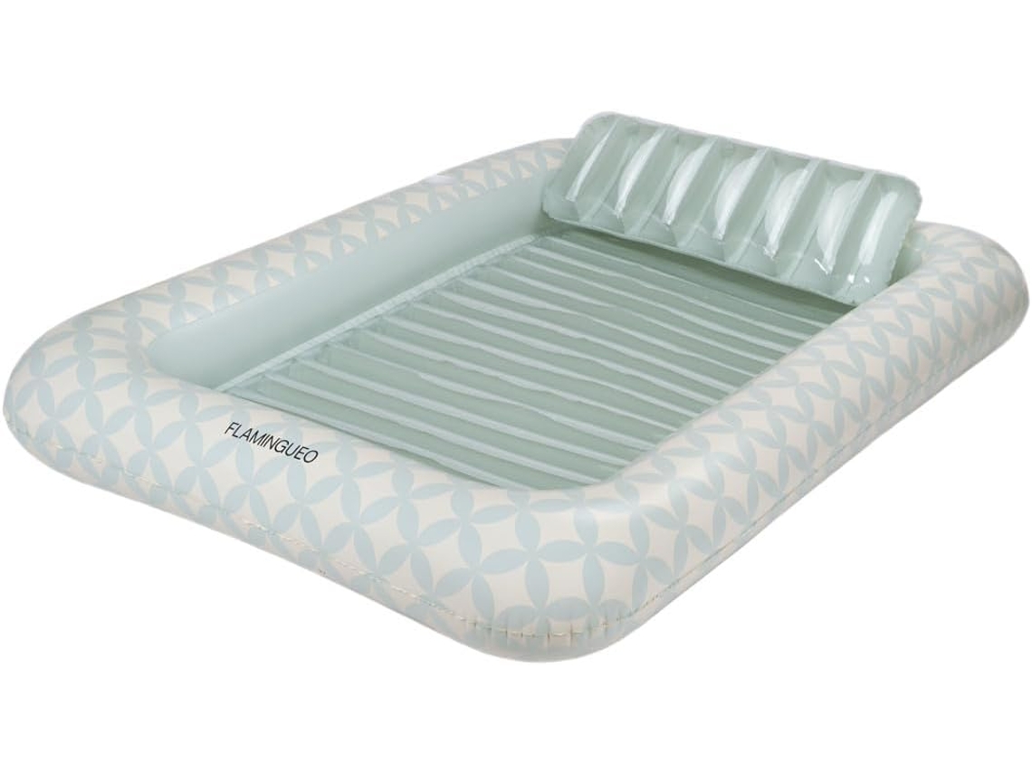 Flotador de playa y piscina de PVC con flamencos azules