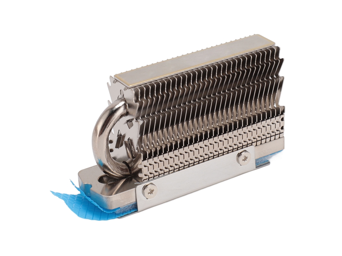 Radiador De Disipación De Calor Ssd M.2 2280 Con Aletas De Refrigeración Doble Cara Y Almohadilla De Silicona Térmica