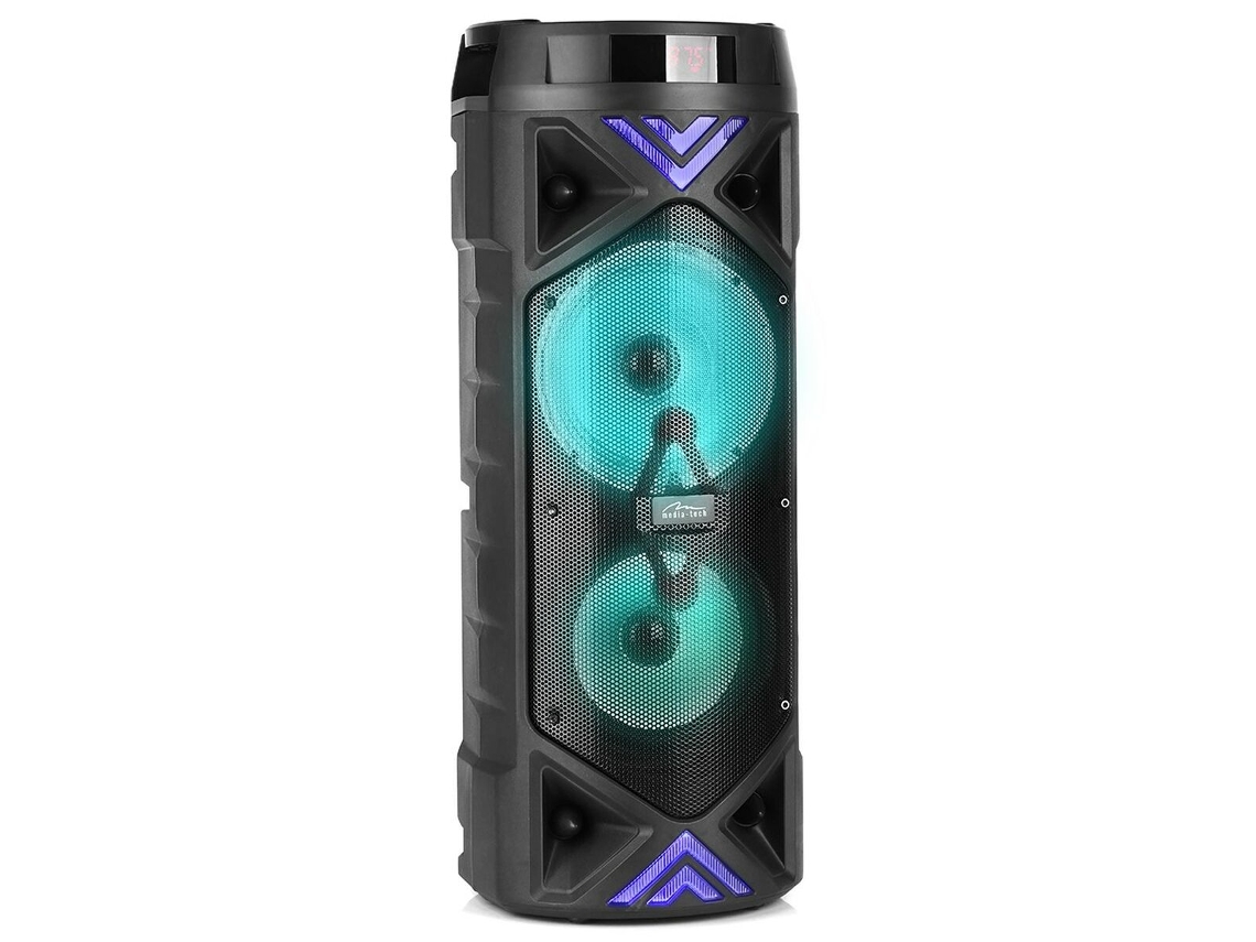 Altavoz Bluetooth Portátil MEDIA TECH MT3182 (Negro - Bluetooth - 50 W)