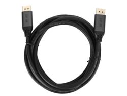 Cable Dp A Dp Macho A Macho De 1,4" Con Compatibilidad Universal 8k (3 Metros)