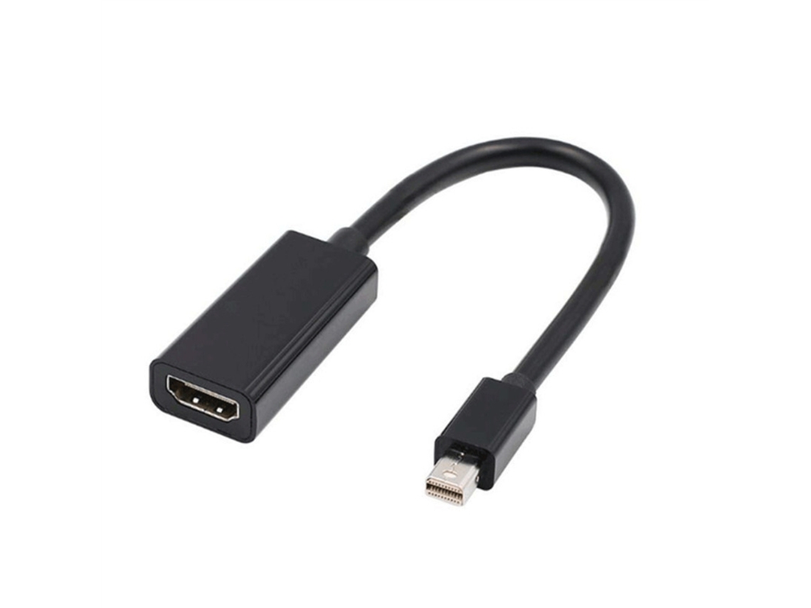 Cabo Adaptador Mini Displayport Para Hdmi Suporta 1080p Plug And Play Compatível Com Dispositivos Mini Dp
