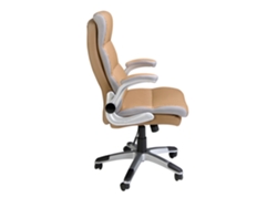 Silla oficina giratoria polipiel marrón ANGEL CERDA