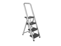 Escaleras aluminio reforz.sifer 4000   5 peld.anchos 03003 en131