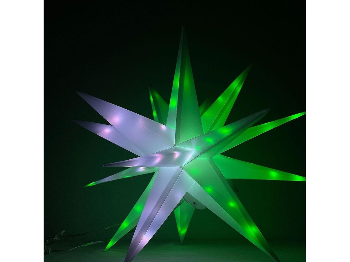 Yncm2026-luces De Cadena Led Rgb Con Control Por Bluetooth Y Usb, Estrella Explosión Decorativa 25cm Para Festivales
