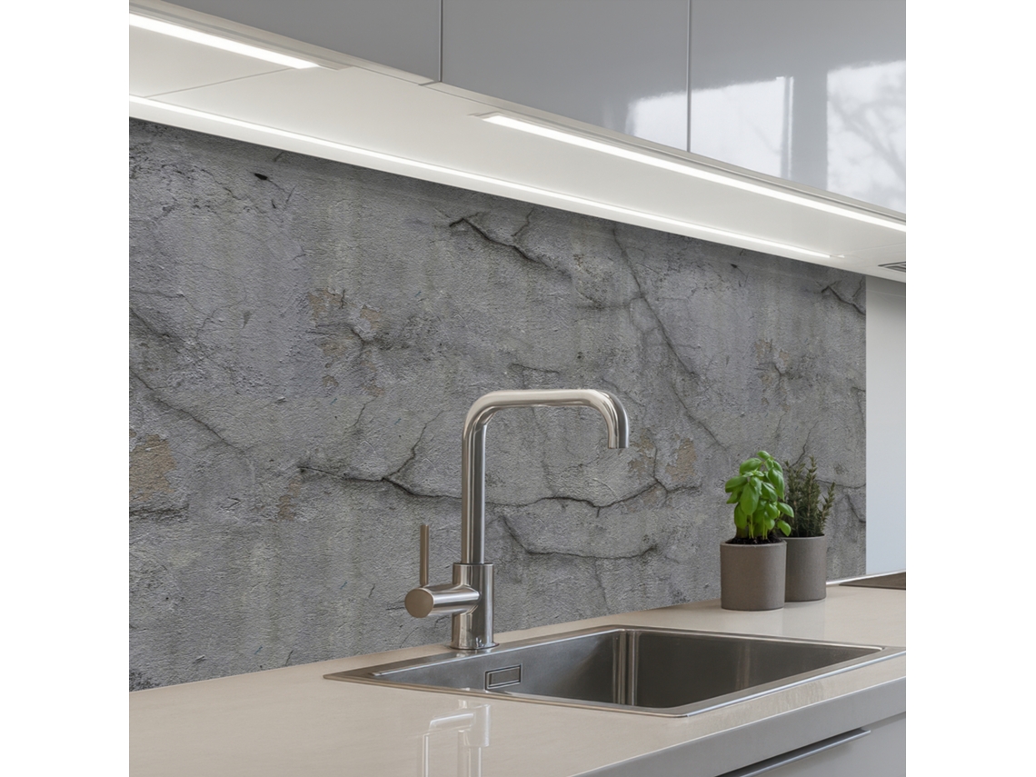Paneles antiguos para salpicadero de cocina - Hormigón - Pared 100x60 cm