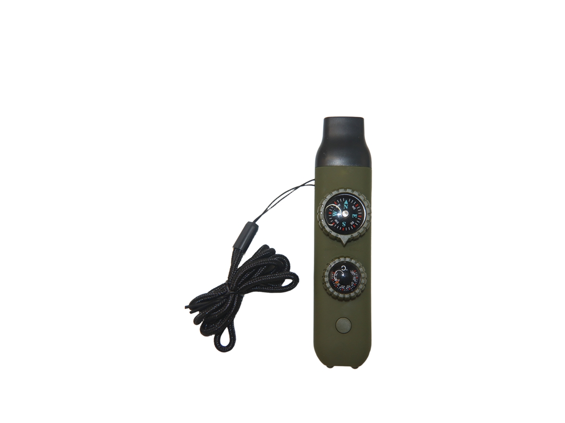 Bolígrafo electrónico 7 en 1 con brújula, termómetro y luz LED, para actividades al aire libre, sostenible por STELASPLEN.