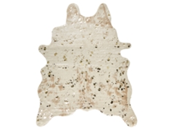 Alfombra de diseño retro BELIANI Bogong de Poliéster, Acrílico Beige 130x170