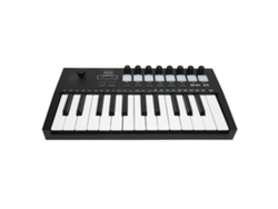 Teclado MIDI de 25 teclas, control de 4 dimensiones, pantalla OLED, controlador de teclado MIDI USB BT portátil MD02