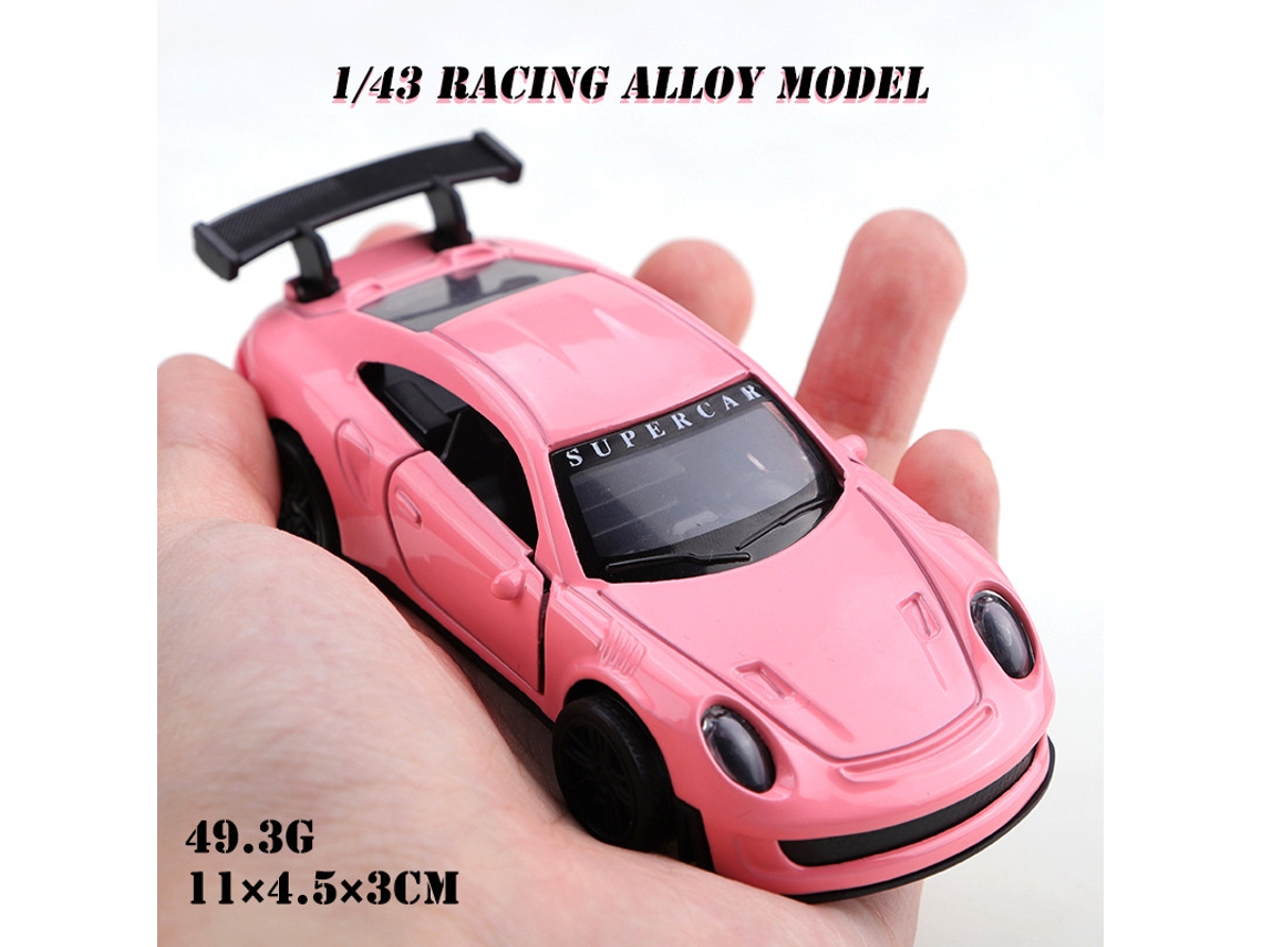 Modelo De Coche De Aleación Realista A Escala 1/43 Con Mecanismo De Retroceso, Juguete Para Niños.