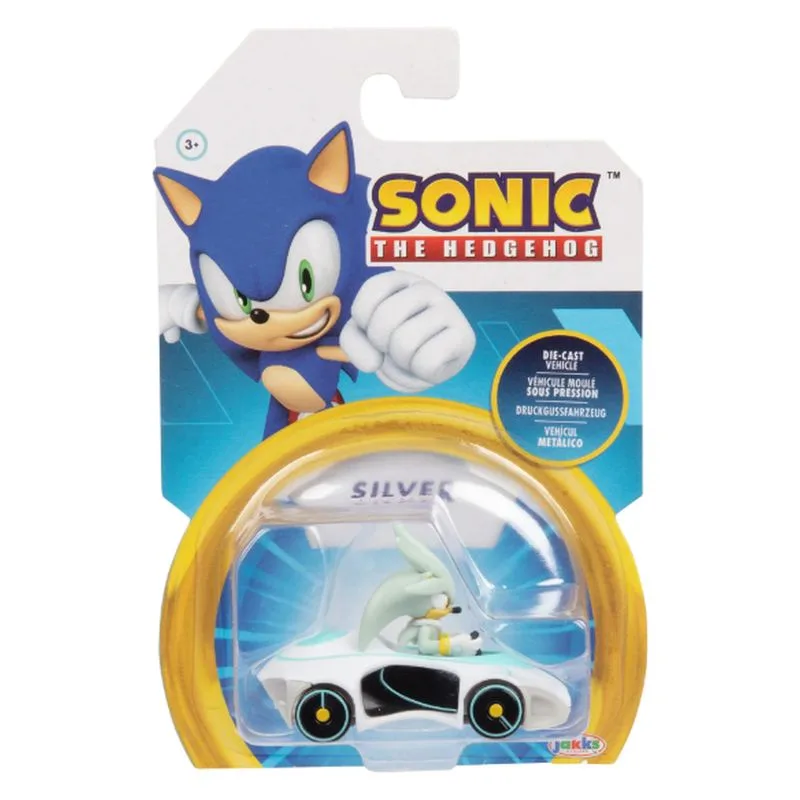 Sonic The Hedgehog Silver Cart Escala 164 Jakks 40921 Jakks Pacificp25