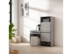 Zapatero, 130x145x35 cm, Dormitorio, habitación, Tocador, Cemento SKRAUT HOME
