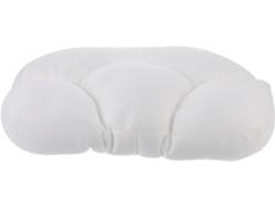Almohada Cervical Y Lumbar Ergonómica Blanca Con Relleno De Partículas, Cojín De Soporte Para