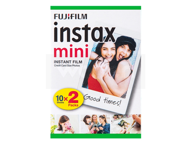 Papel Fotográfico FUJIFILM Instax Mini 2x10PK — Compatibilidad: Instax Mini