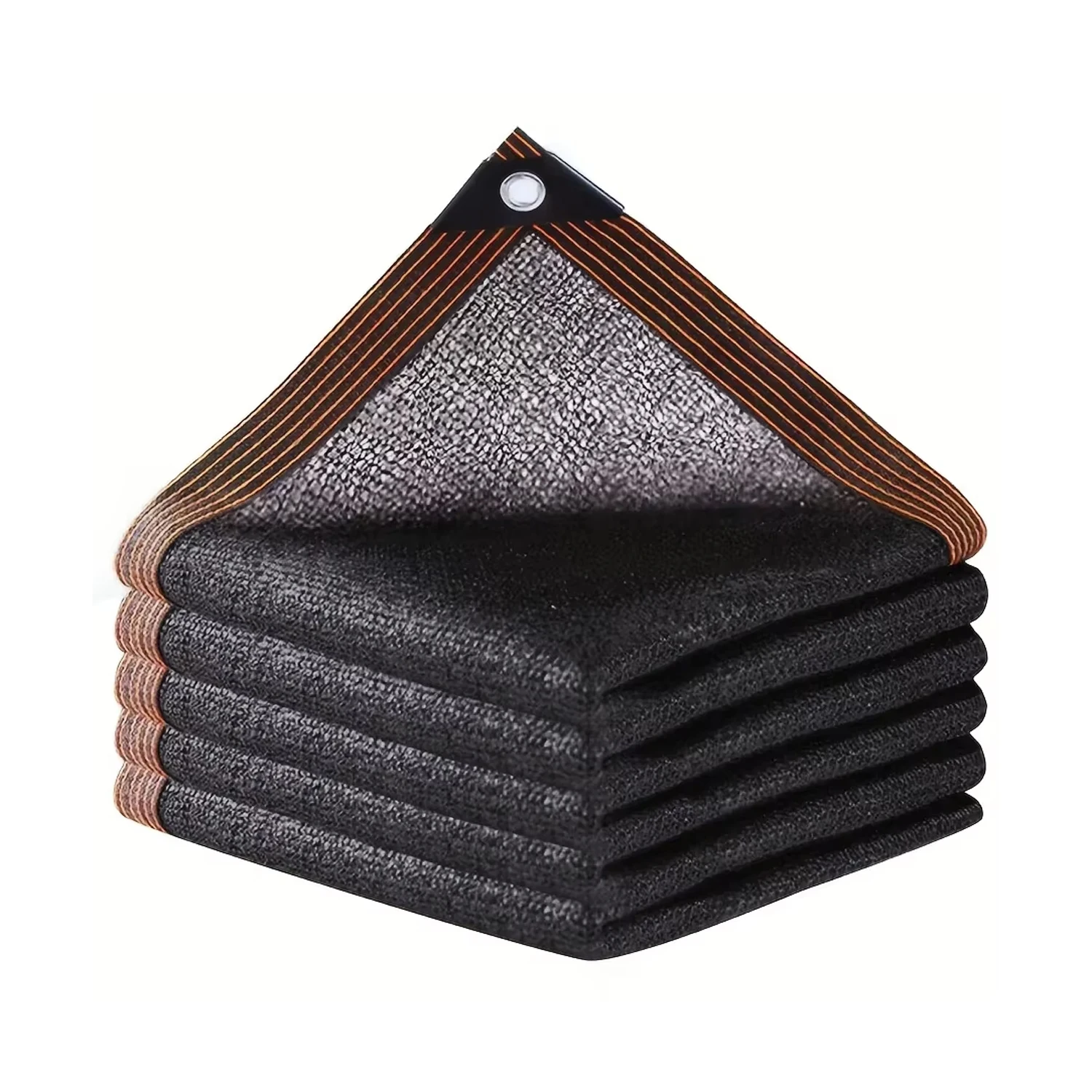 Malla De Sombreo (negra, 2x4 M), Con Protección Uv Del 90%, Perforada, Apta Para Pérgolas, Invernaderos, Jardines Y Patios.