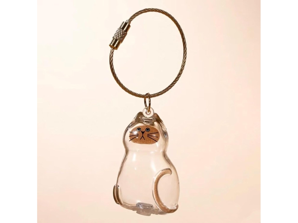 Porta chave CHRUI 1 Peça Pelo de Gato (gato Siamês)