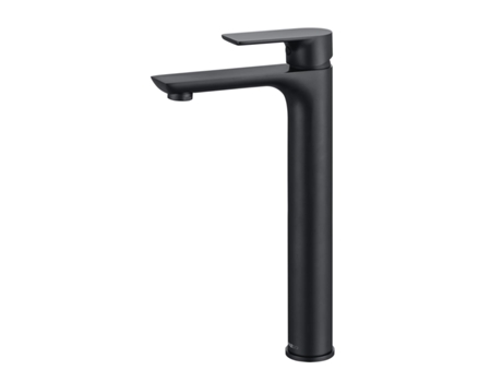Grifo Lavabo Caño Alto Pomo Monomando LOMAZOO Taurus Negro