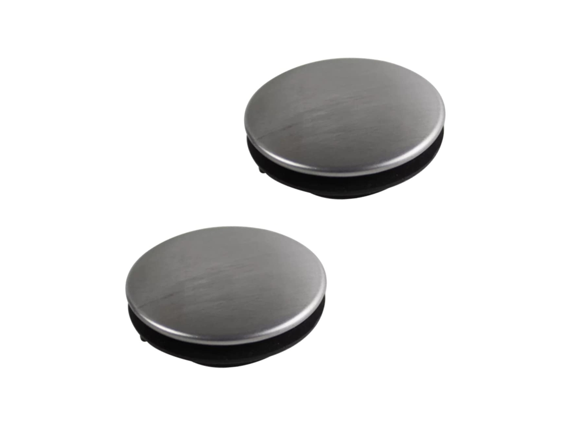 Juego De 3 Tapones Para Grifos De Fregadero, Tapas Para Orificios De Lavabo De Cocina, Color Plata.