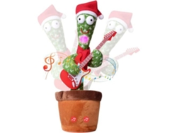 Peluche Interactivo Cactus Bailando Arzopa | Guitarra Navideña | Repetir Escucha | 120 Canciones