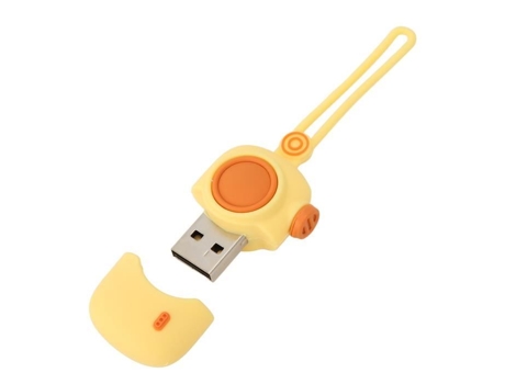 HURRISE Memoria USB Soporte Hot Swap Plug And Play Usb 2.0 Flash Disk 32G Tarjeta de Memoria Amarilla