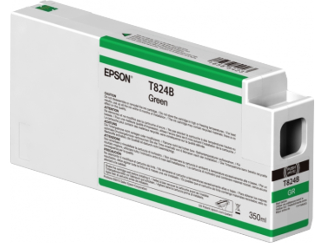 Cartucho de tinta original EPSON 350 ml , Verde, C13T824B00, T824B