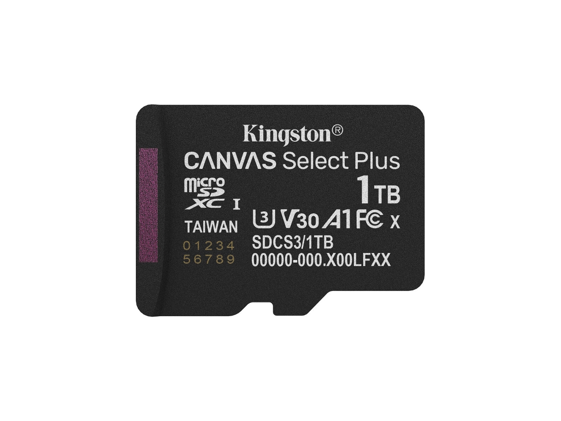 Tarjeta de memoria Micro SD Kingston con adaptador SDCS3/1TBSP (1 TB)