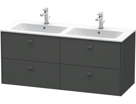 Mueble alto de pared DURAVIT Brioso 129,0 x 47,9 cm con 4 cajones incl. hueco para sifón y delantal para lavabo ME by Starck 233613