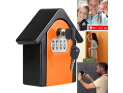 Caja De Llaves Chrui Forma Cabaña Segredo 1 Llave 15x13.5x5.5cm (naranja)