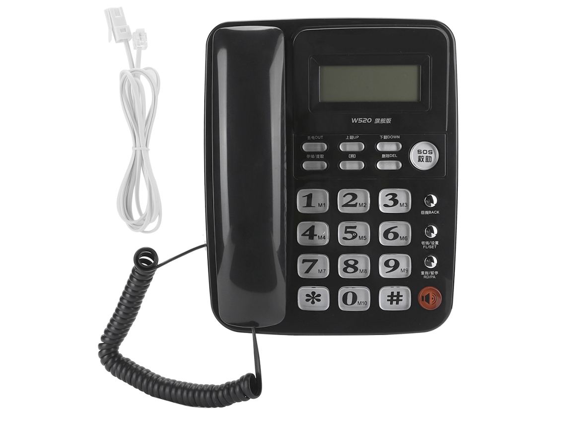 Teléfono fijo (identificador de llamadas, uso doméstico)
