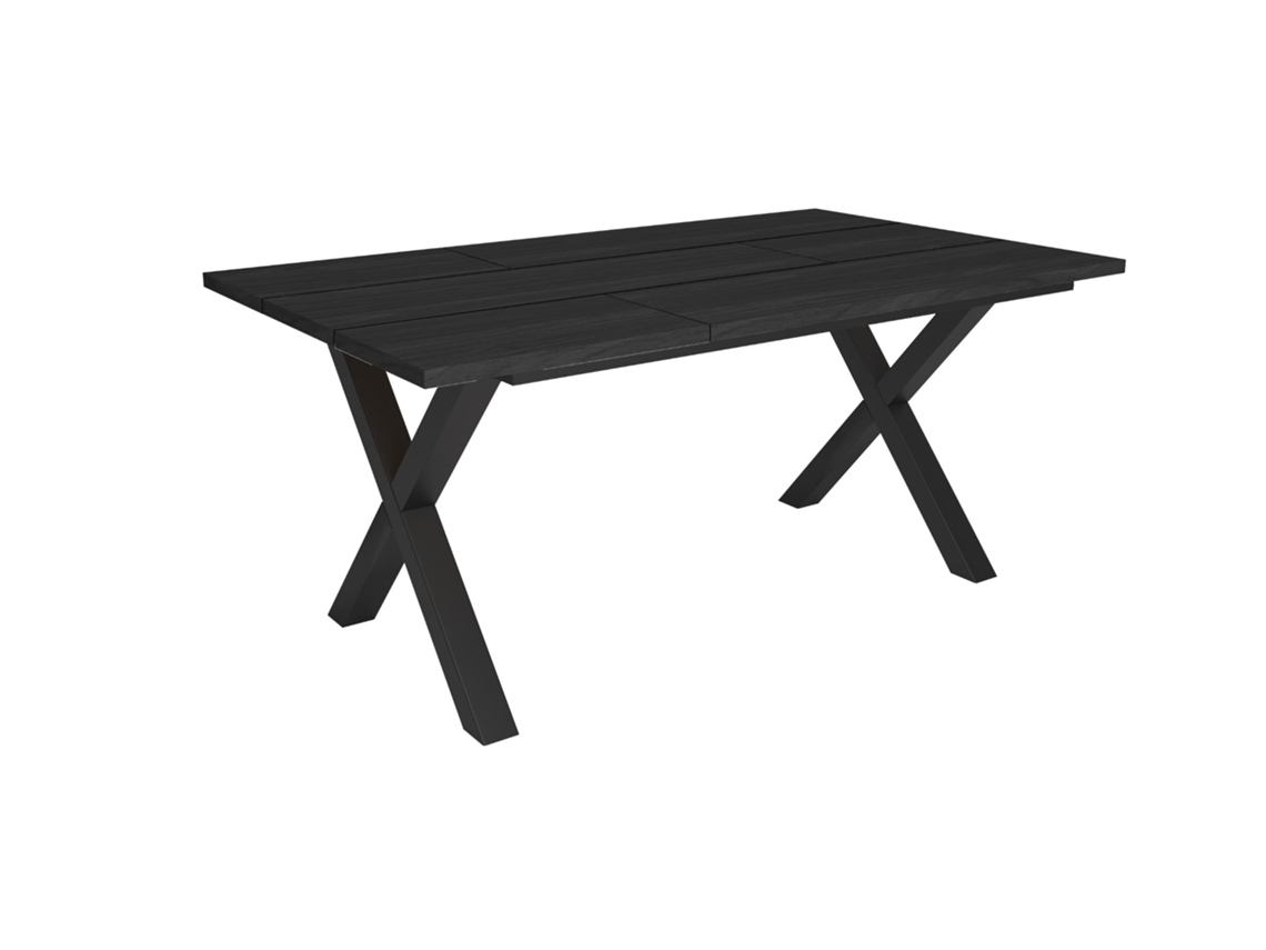 Mesa Comedor, 167x90x74cm, Para 8 Comensales, Muebles Comedor, Negro