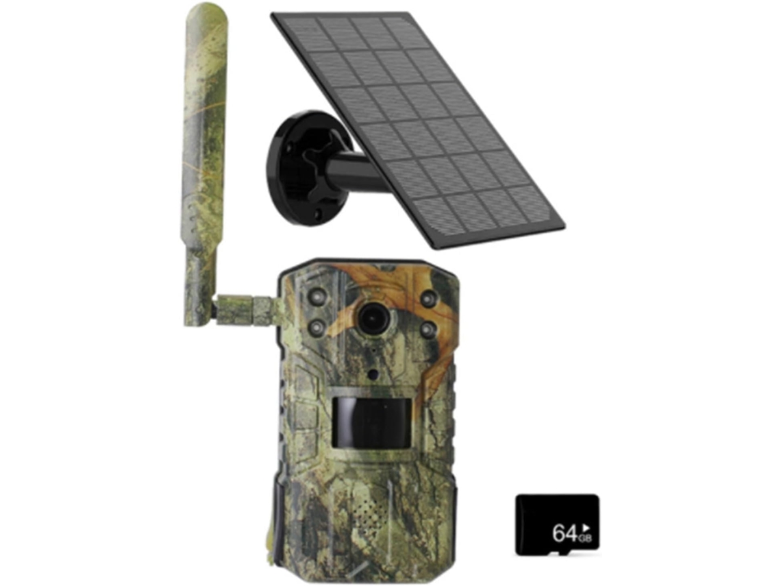 Caméra Faune Sauvage Imperméable De Detection Mouvement Solaire Traînée Chasse Avec La Vision