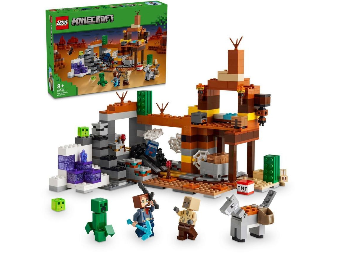 LEGO Minecraft: O Poço de Minas das Terras Baldias (538 peças)