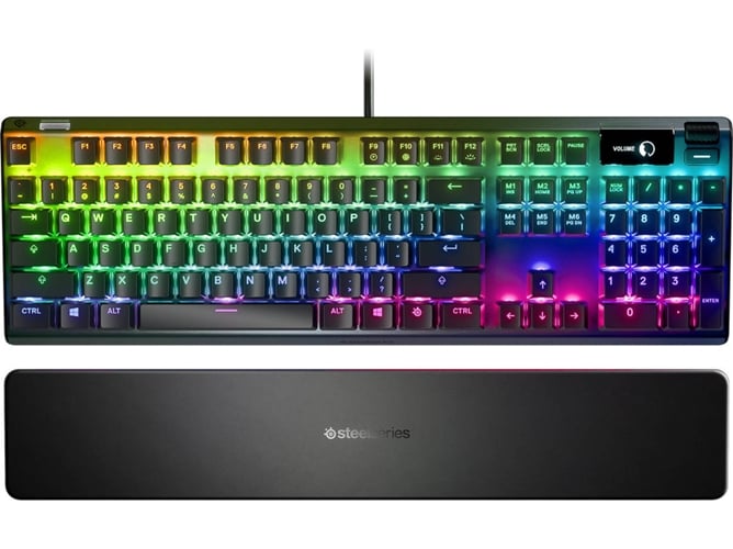 Teclado Gaming STEELSERIES Apex 7 (Mecánico - Francés - Negro)