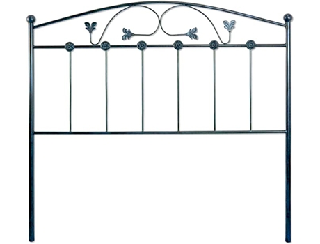 Cabecero de Forja FACTORY MUEBLES Manchego, Negro Azul Cama de 105 cm (110 cm x 125)