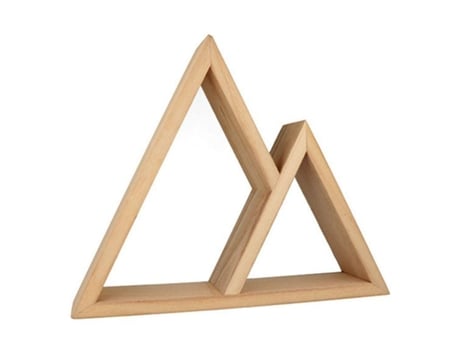 Estante de madera para decorar Sierra 37 x 30 cm