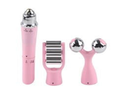 Rueda De Masaje Facial Rosa Para Adelgazar Y Levantar La Cara V
