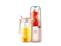 Licuadora de frutas, exprimidor portátil con 6 cuchillas, batidora de alimentos para bebés para oficina, deportes, gimnasio