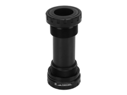 Buje De Pedal Inferior Roscado De Aleación De Aluminio Negro Para Bicicletas De Montaña Y De Carretera.