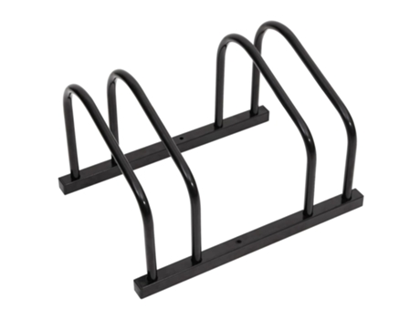 Bicicletero para 2 bicicletas VIDAXL acero negro