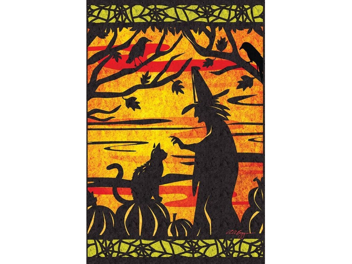 2026altiro-guirnalda De Bruja Y Gato Para Decoración De Halloween En El Jardín O El Hogar. Mejor Amigo/a.