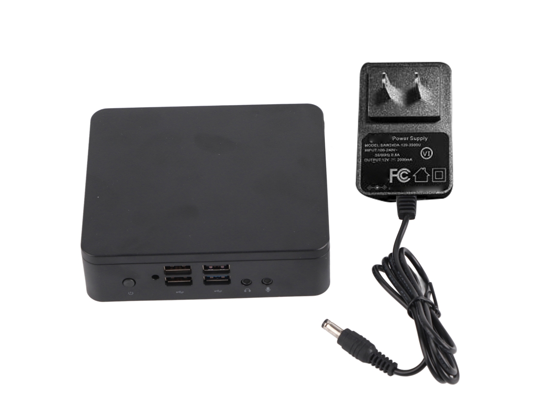 Controlador/host industrial mini integrado de tamaño reducido (pantalla dual 4K, red Gigabit)