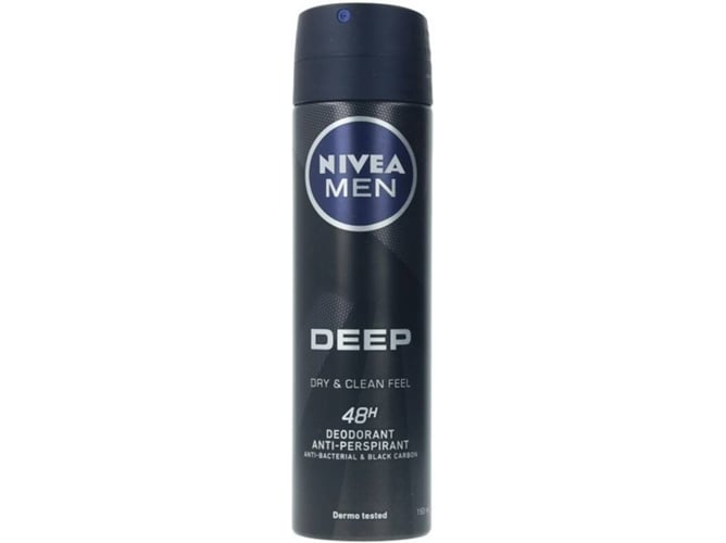 Desodorante NIVEA MEN Deep Black Carbon Deo Vaporizador (150 ml)