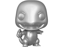 Figura FUNKO pop! juegos pokémon charmander salamèche glumanda modelo 455 | 59871 edición especial plateado