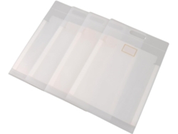Bolsa De Plástico Expandible De 4 Piezas Para Documentos, Bolsa De Almacenamiento Portátil Con Asa.